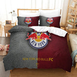 Carica l&#39;immagine nel visualizzatore Galleria, New York Red Bulls Bedding Set Duvet Cover Without Filler