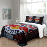 Carica l&#39;immagine nel visualizzatore Galleria, New York Red Bulls Bedding Set Duvet Cover Without Filler