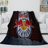 Charger l&#39;image dans la visionneuse de la galerie, New York Red Bulls Blanket Flannel Fleece Throw Room Decoration