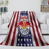 Charger l&#39;image dans la visionneuse de la galerie, New York Red Bulls Blanket Flannel Fleece Throw Room Decoration