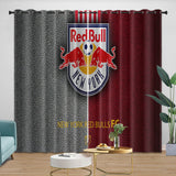 Charger l&#39;image dans la visionneuse de la galerie, New York Red Bulls Curtains Blackout Window Drapes Room Decoration