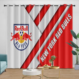 Charger l&#39;image dans la visionneuse de la galerie, New York Red Bulls Curtains Blackout Window Drapes Room Decoration