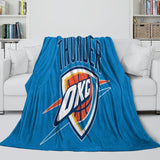 Laden Sie das Bild in den Galerie-Viewer, Oklahoma City Thunder Blanket Flannel Fleece Throw Room Decoration