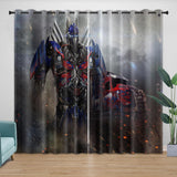 Load image into Gallery viewer, Optimus Prime Curtains Pattern Blackout Window Drapes