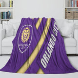 Laden Sie das Bild in den Galerie-Viewer, Orlando City SC Blanket Flannel Fleece Throw Room Decoration