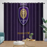 Laden Sie das Bild in den Galerie-Viewer, Orlando City SC Curtains Blackout Window Drapes Room Decoration