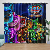 Charger l&#39;image dans la visionneuse de la galerie, Paw Patrol The Mighty Movie Curtains Pattern Blackout Window Drapes