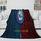 Carica l&#39;immagine nel visualizzatore Galleria, Philadelphia 76ers Blanket Flannel Fleece Throw Room Decoration