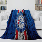 Laden Sie das Bild in den Galerie-Viewer, Philadelphia 76ers Blanket Flannel Fleece Throw Room Decoration