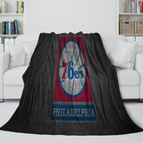 Laden Sie das Bild in den Galerie-Viewer, Philadelphia 76ers Blanket Flannel Fleece Throw Room Decoration