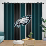 Carica l&#39;immagine nel visualizzatore Galleria, Philadelphia Eagles Curtains Blackout Window Drapes Room Decoration