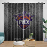 Laden Sie das Bild in den Galerie-Viewer, Phoenix Suns Curtains Blackout Window Drapes Room Decoration