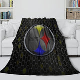 Charger l&#39;image dans la visionneuse de la galerie, Pittsburgh Steelers Blanket Flannel Fleece Throw Room Decoration