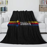 Charger l&#39;image dans la visionneuse de la galerie, Pittsburgh Steelers Blanket Flannel Fleece Throw Room Decoration