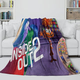 Laden Sie das Bild in den Galerie-Viewer, Pixar&#39;s Inside Out 2 Blanket Flannel Fleece Throw Room Decoration