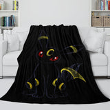 Charger l&#39;image dans la visionneuse de la galerie, Pokemon Umbreon Blanket Flannel Fleece Throw