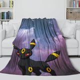 Charger l&#39;image dans la visionneuse de la galerie, Pokemon Umbreon Blanket Flannel Fleece Throw