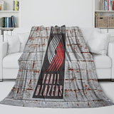 Carica l&#39;immagine nel visualizzatore Galleria, Portland Trail Blazers Blanket Flannel Fleece Throw Room Decoration