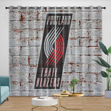 Charger l&#39;image dans la visionneuse de la galerie, Portland Trail Blazers Curtains Blackout Window Drapes Room Decoration