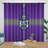 Charger l&#39;image dans la visionneuse de la galerie, Sacramento Kings Curtains Blackout Window Drapes Room Decoration