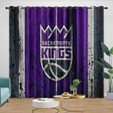 Charger l&#39;image dans la visionneuse de la galerie, Sacramento Kings Curtains Blackout Window Drapes Room Decoration