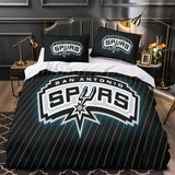 Charger l&#39;image dans la visionneuse de la galerie, San Antonio Spurs Bedding Set Duvet Cover Without Filler