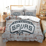 Charger l&#39;image dans la visionneuse de la galerie, San Antonio Spurs Bedding Set Duvet Cover Without Filler