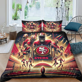 Load image into Gallery viewer, San Francisco 49ers Bedding Set Duvet Cover Without Filler