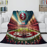 Charger l&#39;image dans la visionneuse de la galerie, San Francisco 49ers Blanket Flannel Fleece Throw Room Decoration