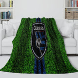 Laden Sie das Bild in den Galerie-Viewer, San Jose Earthquakes Blanket Flannel Fleece Throw Room Decoration