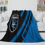 Laden Sie das Bild in den Galerie-Viewer, San Jose Earthquakes Blanket Flannel Fleece Throw Room Decoration