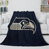 Laden Sie das Bild in den Galerie-Viewer, Seattle Seahawks Blanket Flannel Fleece Throw Room Decoration