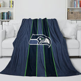 Laden Sie das Bild in den Galerie-Viewer, Seattle Seahawks Blanket Flannel Fleece Throw Room Decoration