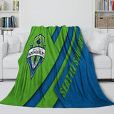 Charger l&#39;image dans la visionneuse de la galerie, Seattle Sounders FC Blanket Flannel Fleece Throw Room Decoration