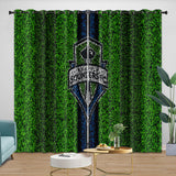 Charger l&#39;image dans la visionneuse de la galerie, Seattle Sounders FC Curtains Blackout Window Drapes Room Decoration