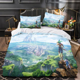 Carica l&#39;immagine nel visualizzatore Galleria, Shangri-La Frontier Bedding Set Pattern Quilt Cover Without Filler