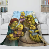 Load image into Gallery viewer, Shrek Blanket Flannel Fleece Throw Room Decoration