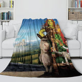 Load image into Gallery viewer, Shrek Blanket Flannel Fleece Throw Room Decoration