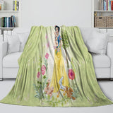 Laden Sie das Bild in den Galerie-Viewer, Snow White Blanket Flannel Fleece Throw Room Decoration