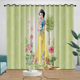 Load image into Gallery viewer, Snow White Curtains Blackout Window Drapes Room Decoration