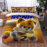 Carica l&#39;immagine nel visualizzatore Galleria, Sonic the Hedgehog 2 Set biancheria da letto Copripiumino trapuntato Set lenzuola