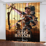 Load image into Gallery viewer, Star Wars The Bad Batch Curtains Pattern Blackout Window Drapes