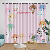 Carica l&#39;immagine nel visualizzatore Galleria, Sugarbunnies Curtains Blackout Window Drapes Room Decoration