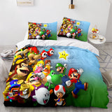 Carica l&#39;immagine nel visualizzatore Galleria, Set biancheria da letto Super Mario Set copripiumino