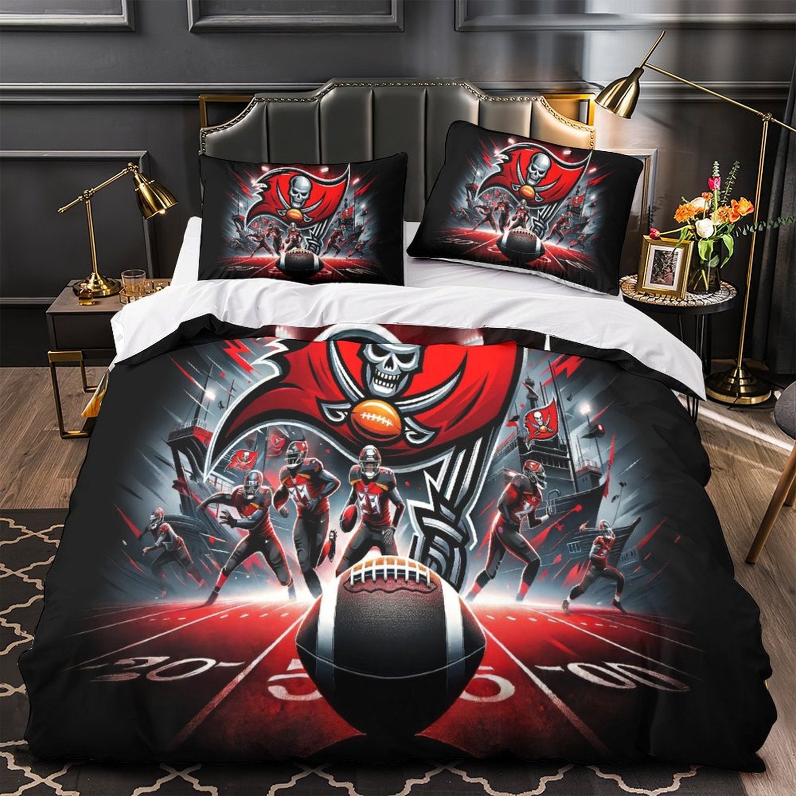 Lap size orders Tampa Bay Buccaneers quilt