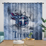 Laden Sie das Bild in den Galerie-Viewer, Tennessee Titans Curtains Blackout Window Drapes Room Decoration