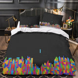 Laden Sie das Bild in den Galerie-Viewer, Tetris Bedding Set Pattern Quilt Cover Without Filler