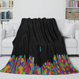 Laden Sie das Bild in den Galerie-Viewer, Tetris Blanket Flannel Fleece Throw Room Decoration