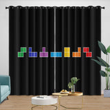 Carica l&#39;immagine nel visualizzatore Galleria, Tetris Curtains Blackout Window Drapes Room Decoration