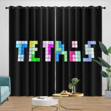 Carica l&#39;immagine nel visualizzatore Galleria, Tetris Curtains Blackout Window Drapes Room Decoration